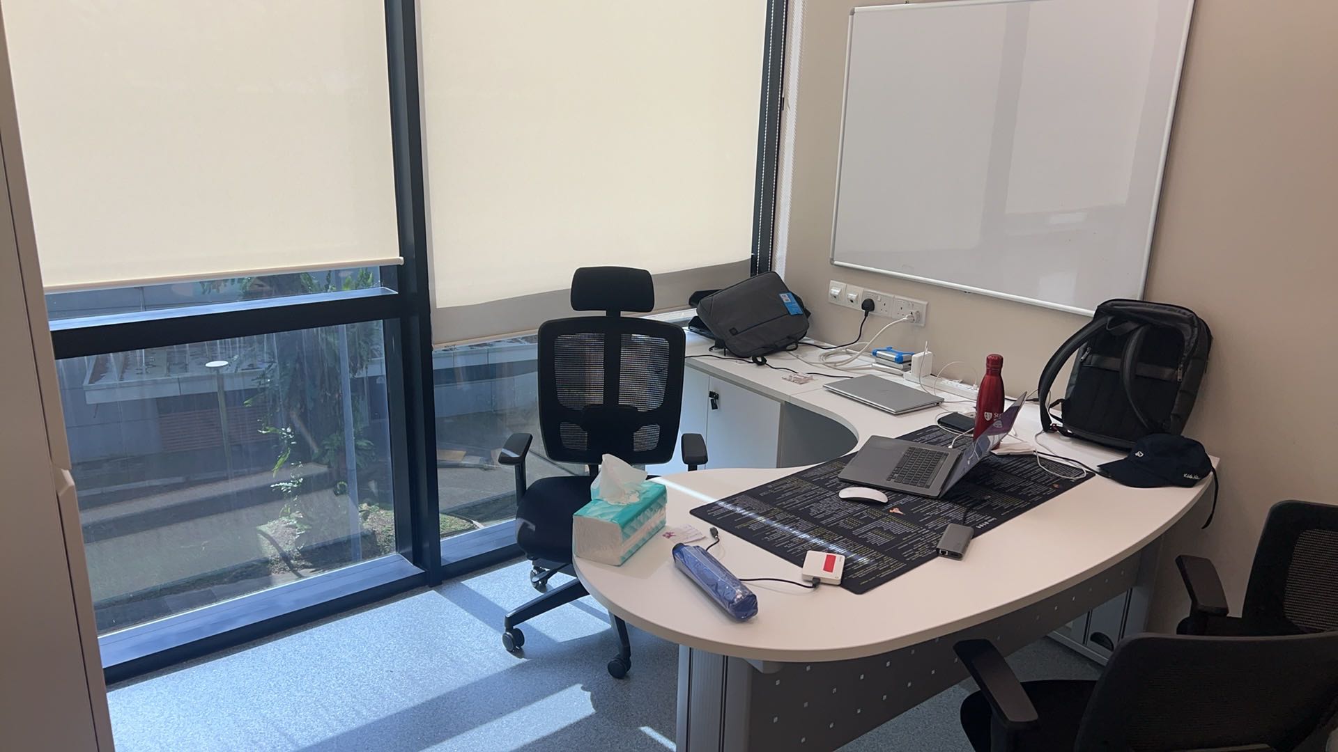 First day in the new office